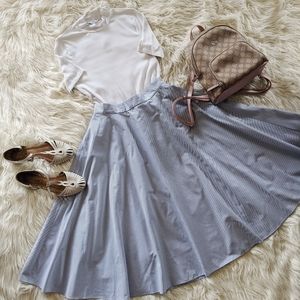 Uniqlo circle skirt a frame flare midi length